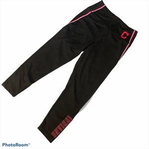 PINK Victoria MLB Cleveland Indians leggings